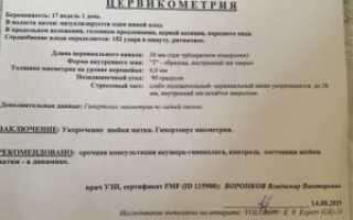 Локальный гипертонус миометрия по задней стенке матки при беременности