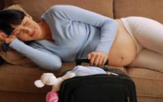 40 Недель болит низ живота