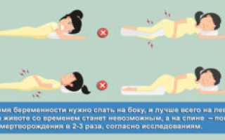 Почему беременным лучше спать на левом боку