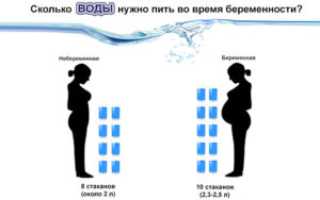 Сколько воды нужно пить во время беременности
