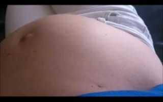 Если ребенок шевелится внизу живота