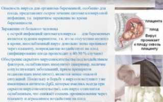 Форум Цитомегаловирус При Беременности Последствия Для Плода